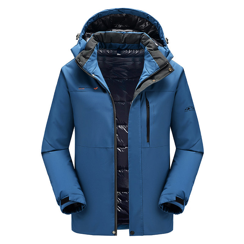 Veste D’Hiver avec Capuche Ajustable pour Homme | Idéale pour La Saison Froide