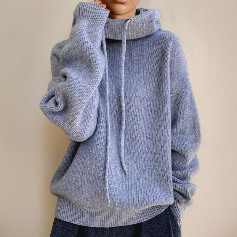 Pull À Col Roulé avec Coupe Classique pour Femme | Idéal pour La Mi-Saison Et L’Hiver