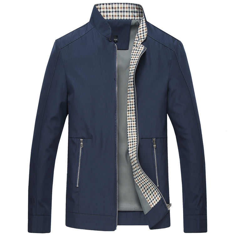 Veste Bomber Slim Fit avec Détails Classiques pour Hommes | Idéale pour le Printemps et l’Automne