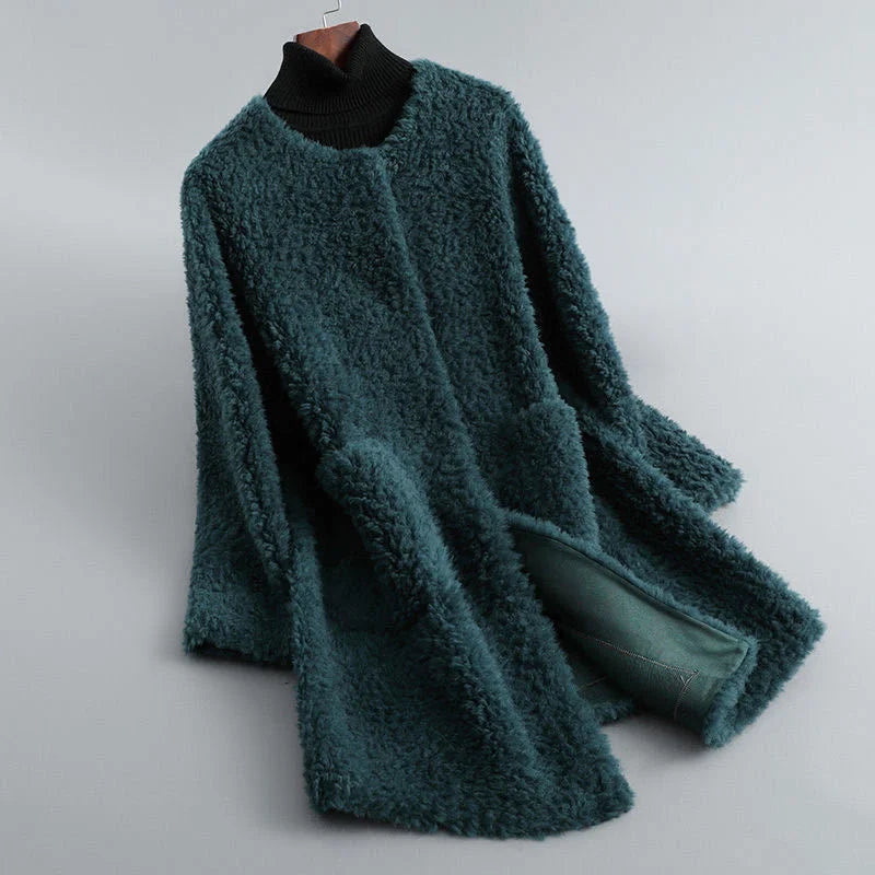 Manteau Long avec Col Large pour Femme | Idéal pour La Saison Froide