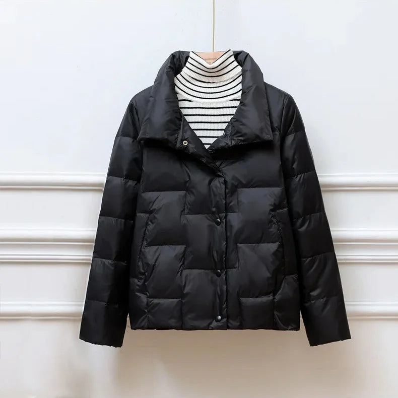 Veste Matelassée d’Hiver avec Détails Capitonnés pour Femme | Idéale pour la Saison Froide