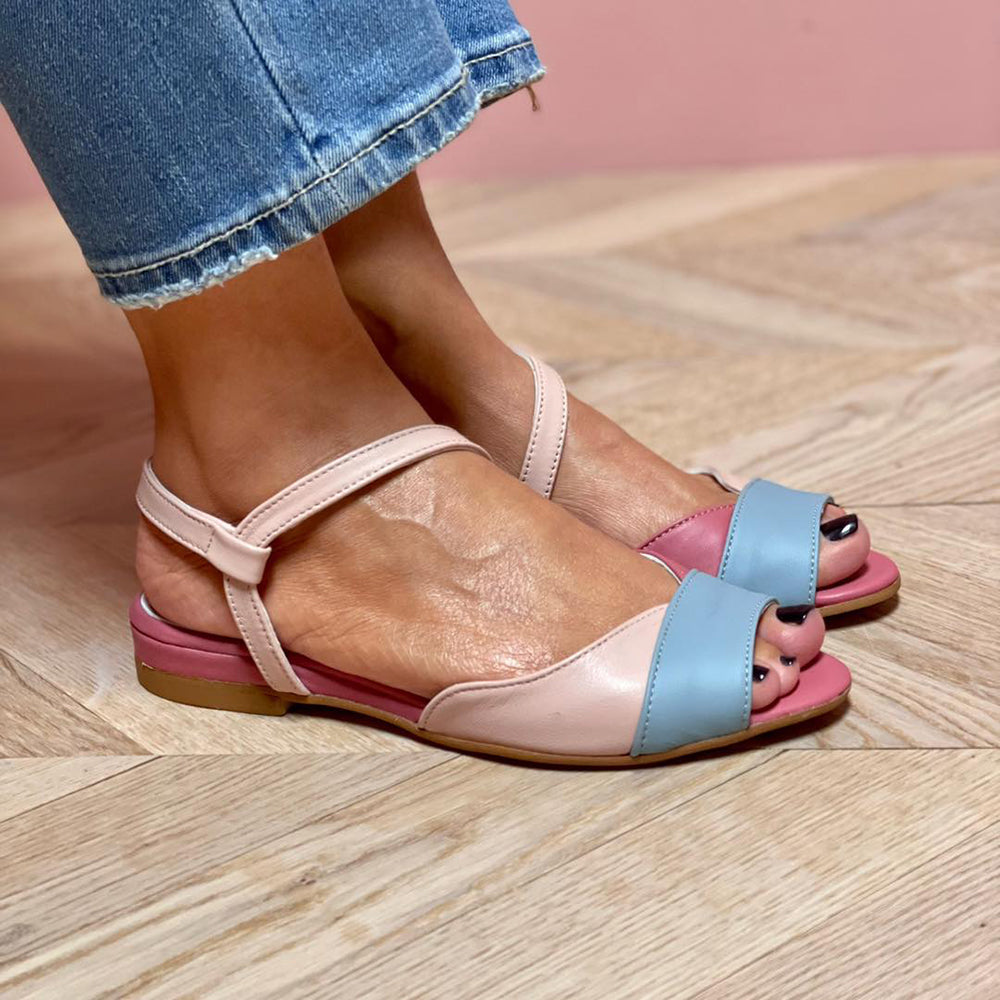 Sandales À Talon Bas avec Orteils Découverts pour Femmes | Idéales pour Le Quotidien Et Les Sorties