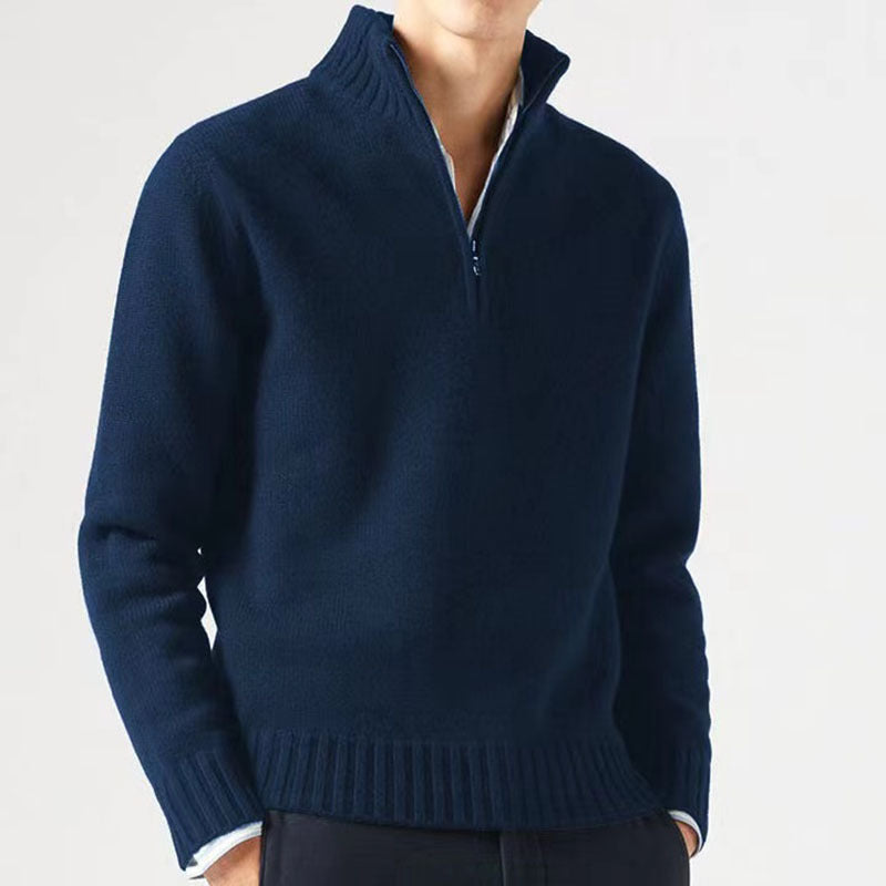 Pull avec Col Zippé pour Homme | Idéal pour Les Tenues Décontractées