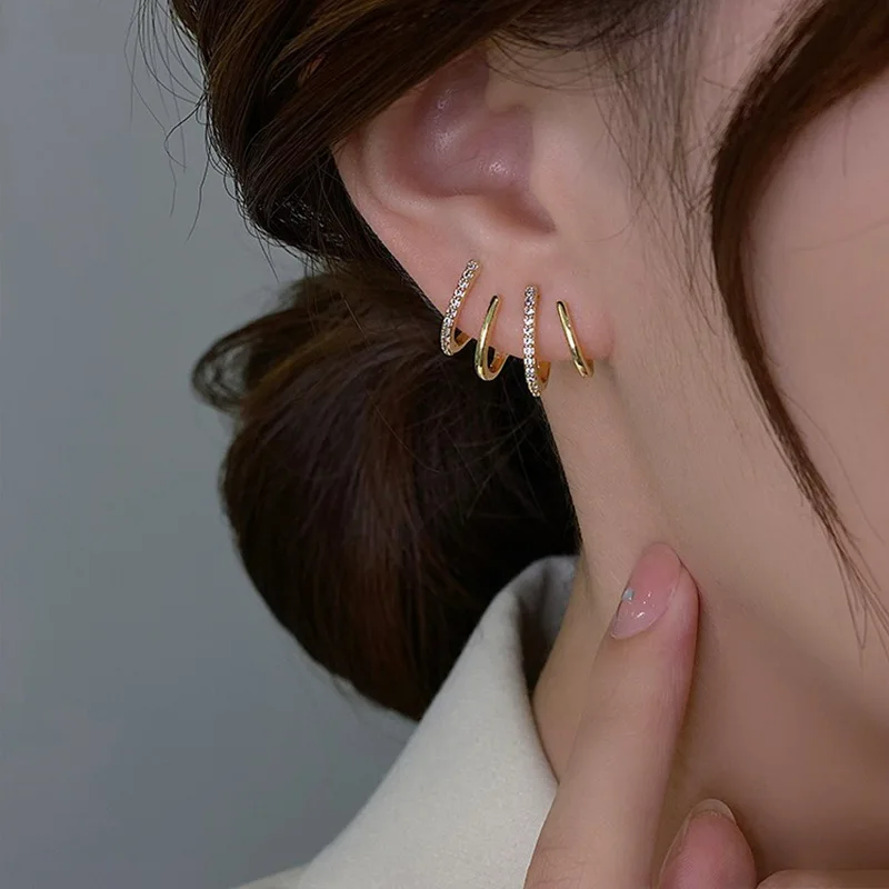 Boucles D’Oreilles avec Finition Brillante pour Femme | Idéales pour Les Occasions Spéciales