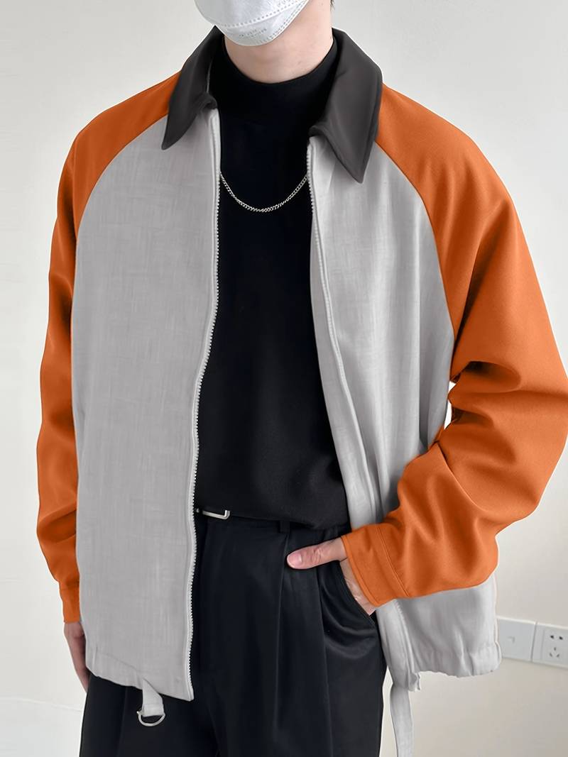 Veste Décontractée à Manches Longues avec Fermeture Zippée pour Hommes | Idéale pour un Usage Quotidien