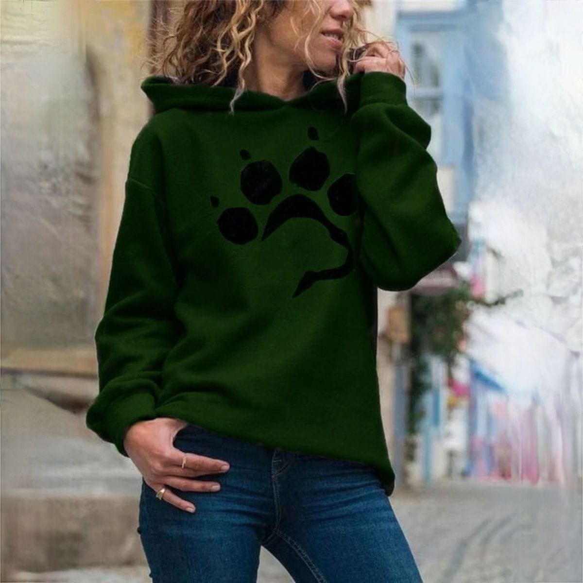 Pull À Motif Vintage avec Coupe Classique pour Femme | Idéal pour La Mi-Saison