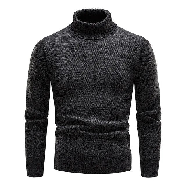 Pull à Col Roulé à Coupe Régulière pour Homme | Idéal pour l’Automne et l’Hiver