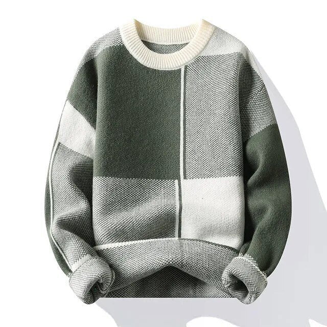 Pull Tricoté à Motif pour Homme | Idéal pour un Usage Quotidien