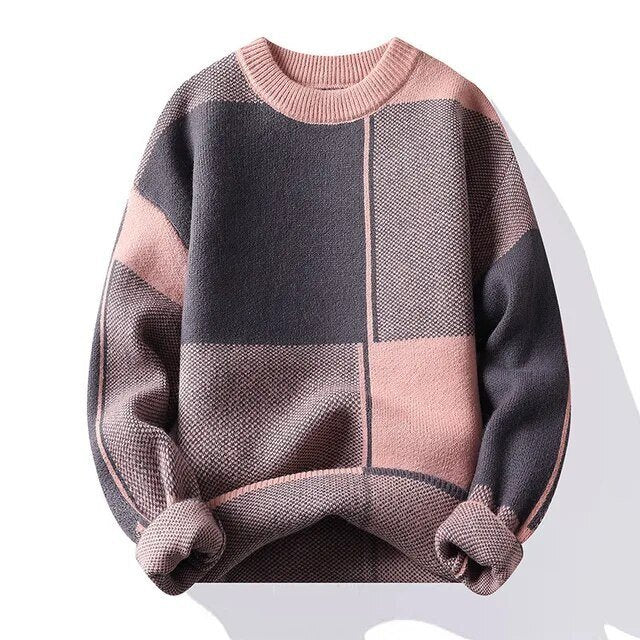 Pull Tricoté à Motif pour Homme | Idéal pour un Usage Quotidien