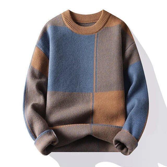 Pull Tricoté à Motif pour Homme | Idéal pour un Usage Quotidien