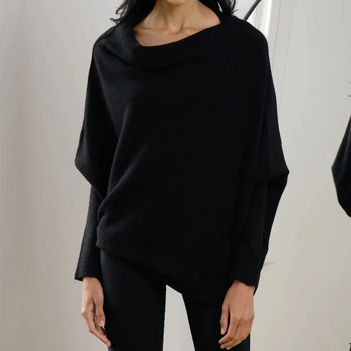 Pull Oversize à Col Convertible pour Femmes | Idéal pour Différentes Occasions