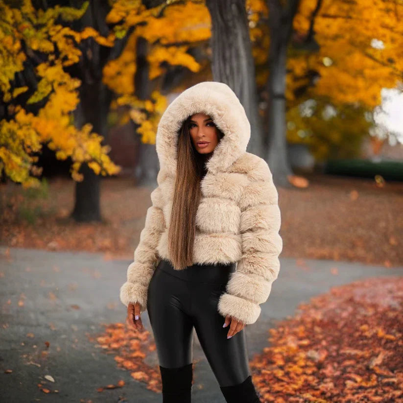 Manteau Court avec Ceinture pour Femme | Idéal pour l’Hiver