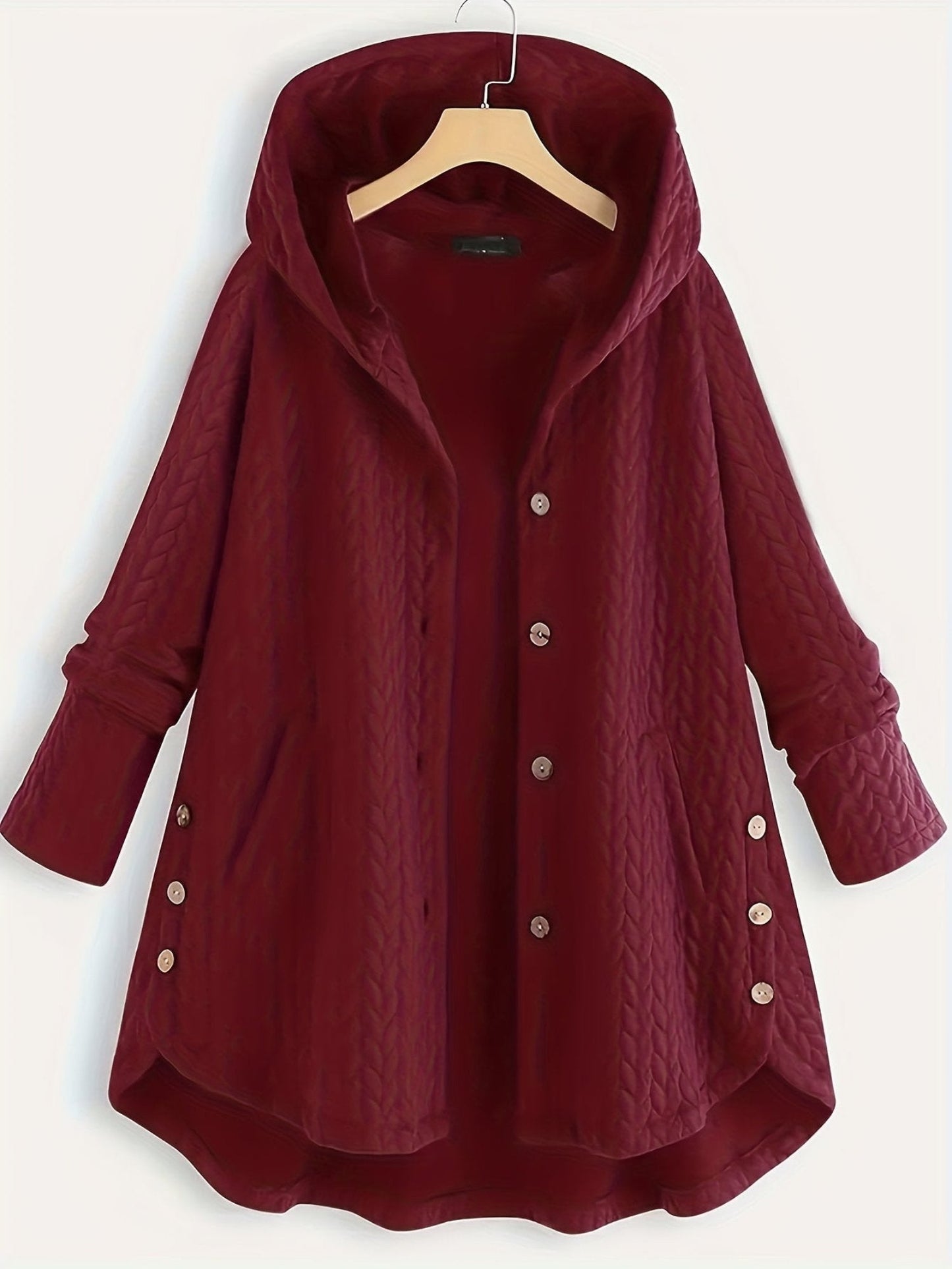 Manteau Long d’Hiver avec Capuche pour Femme | Idéal pour la Saison Froide