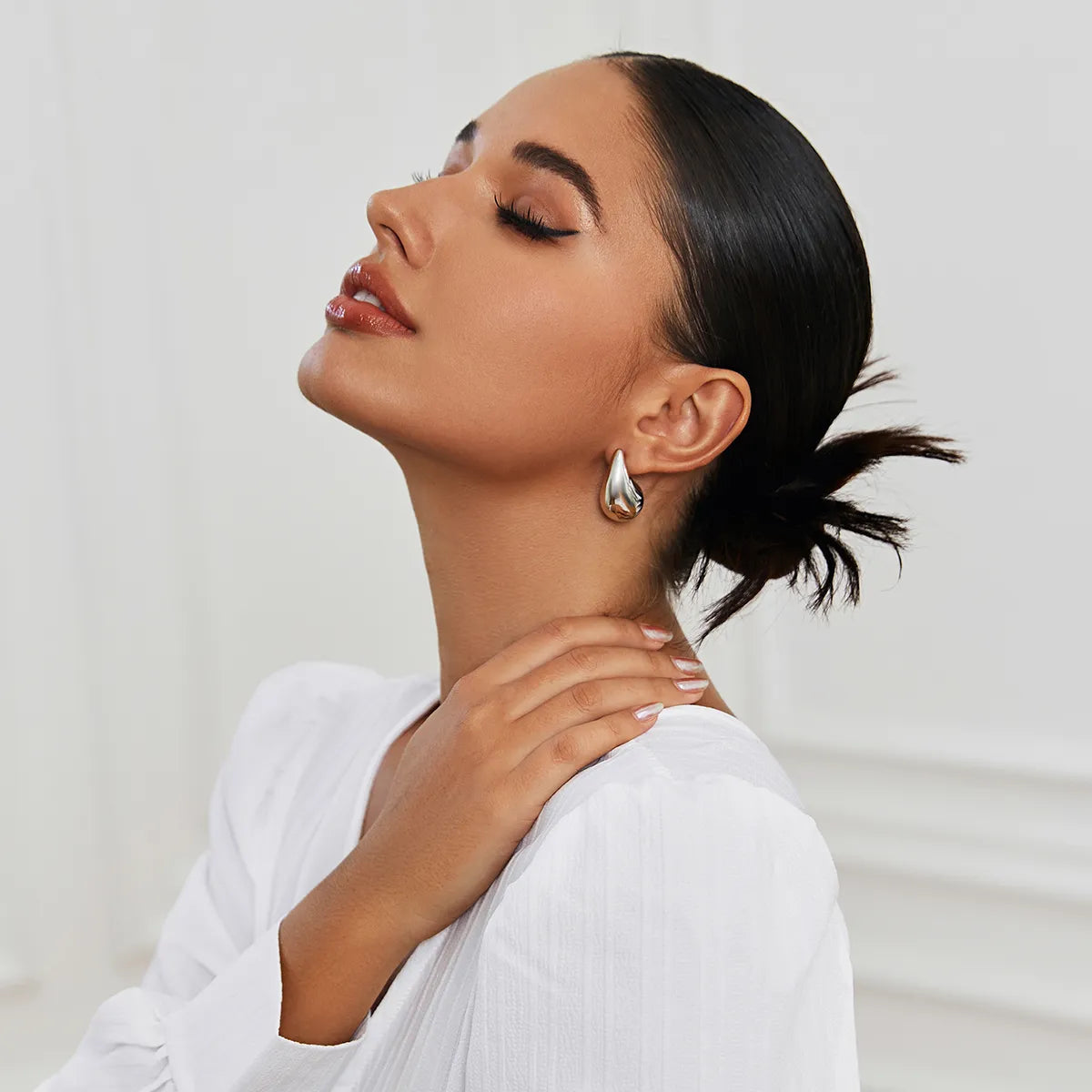 Boucles D’Oreilles Légères En Forme De Goutte pour Femme | Idéales pour Un Usage Quotidien
