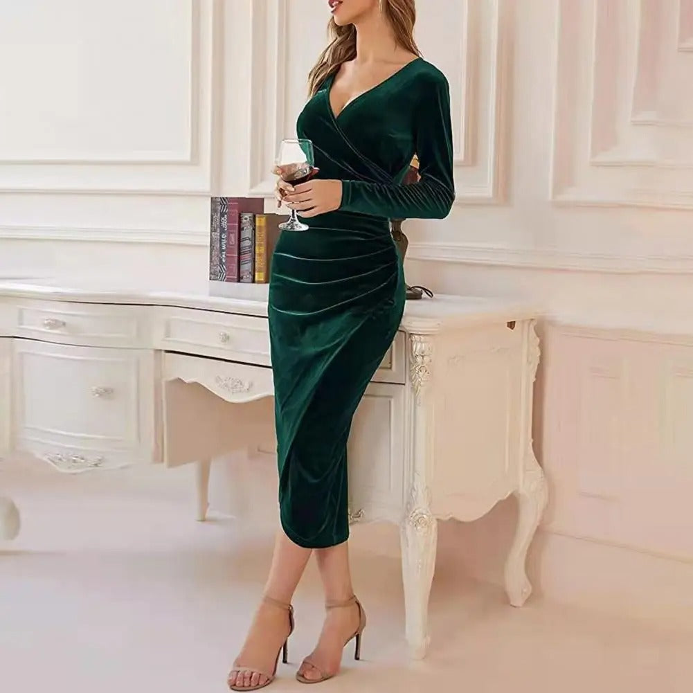 Robe Longue avec Coupe Fluide pour Femme | Idéale pour Les Occasions Formelles