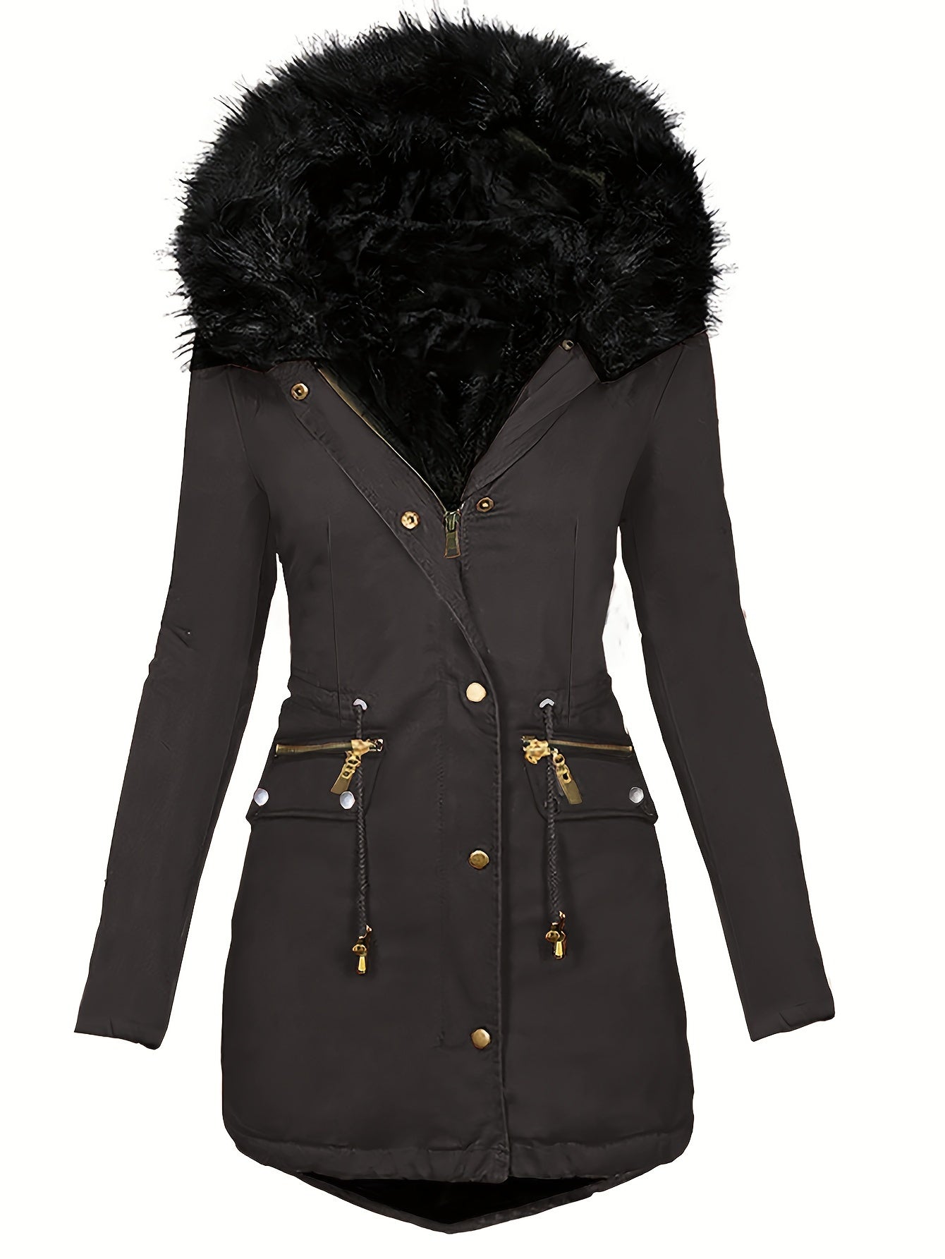 Parka à Capuche avec Finition Douce pour Femmes | Idéale pour l’Automne et l’Hiver