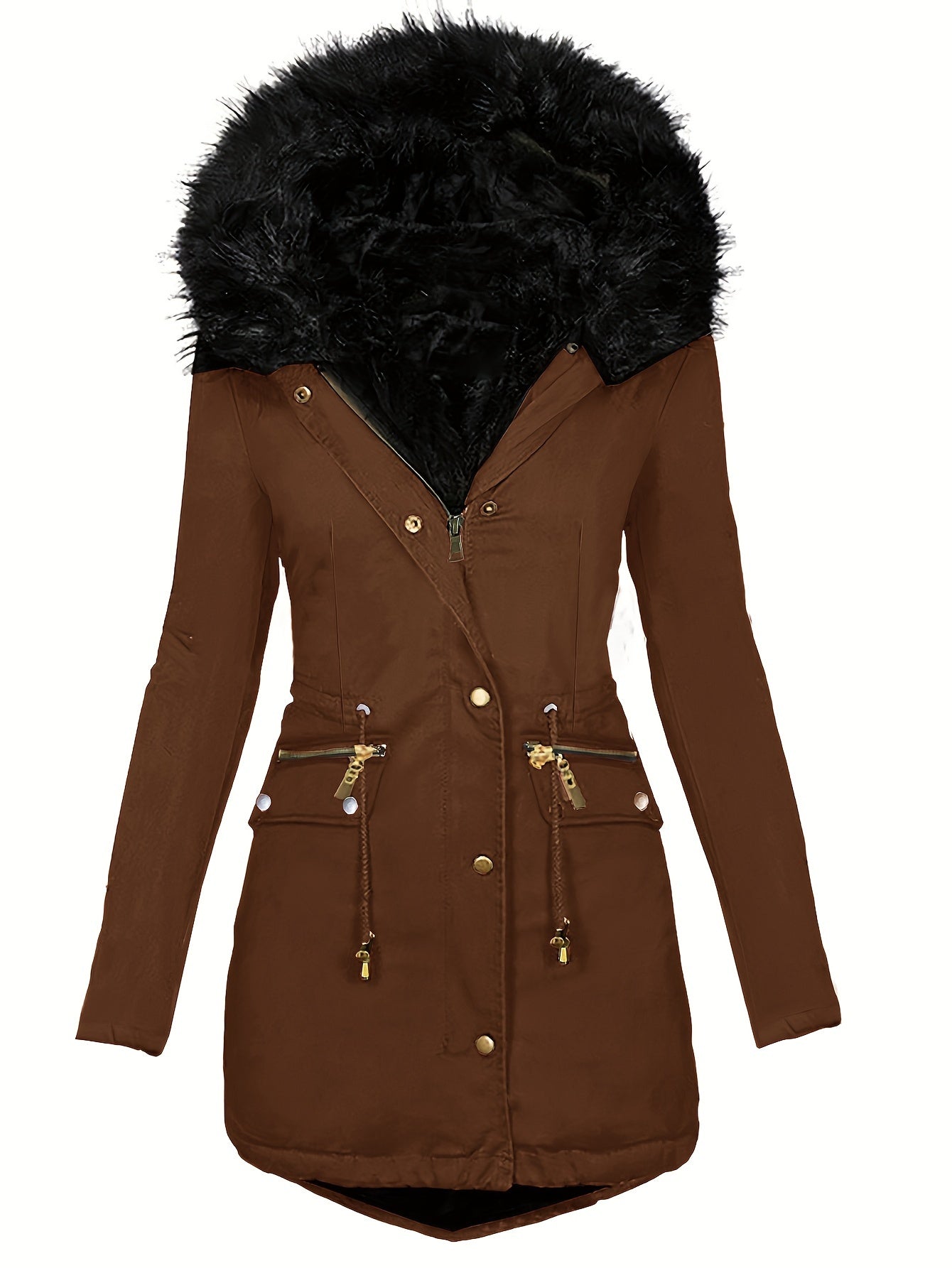 Parka à Capuche avec Finition Douce pour Femmes | Idéale pour l’Automne et l’Hiver