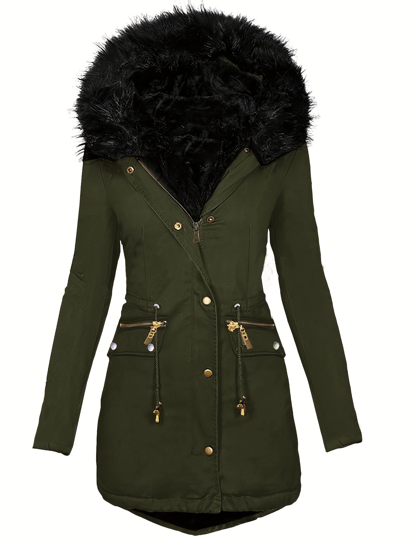 Parka à Capuche avec Finition Douce pour Femmes | Idéale pour l’Automne et l’Hiver