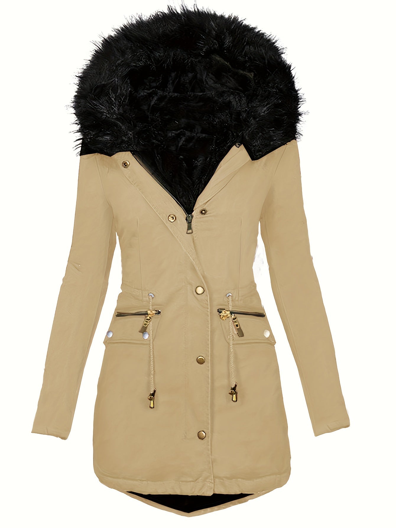Parka à Capuche avec Finition Douce pour Femmes | Idéale pour l’Automne et l’Hiver