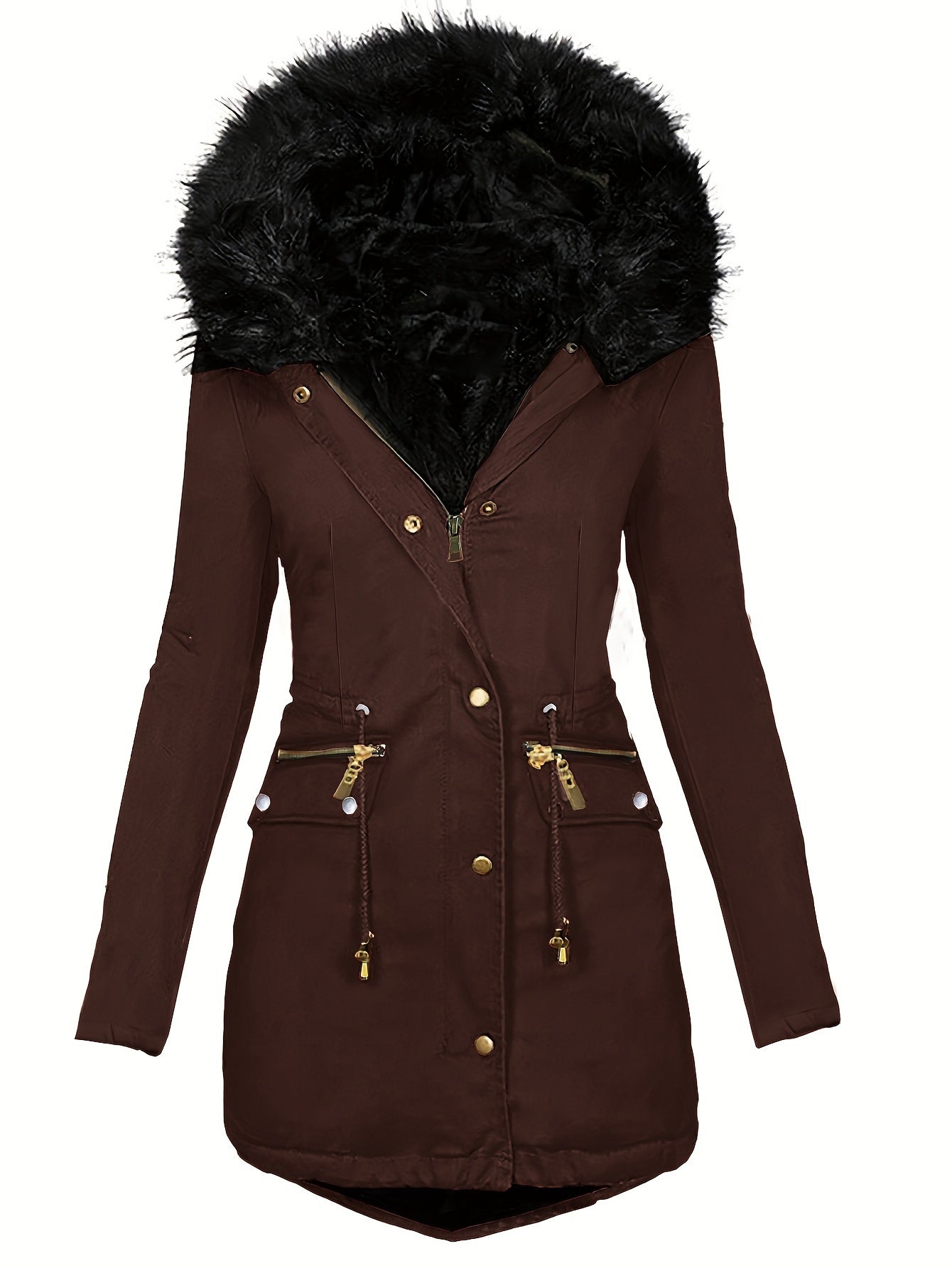Parka à Capuche avec Finition Douce pour Femmes | Idéale pour l’Automne et l’Hiver