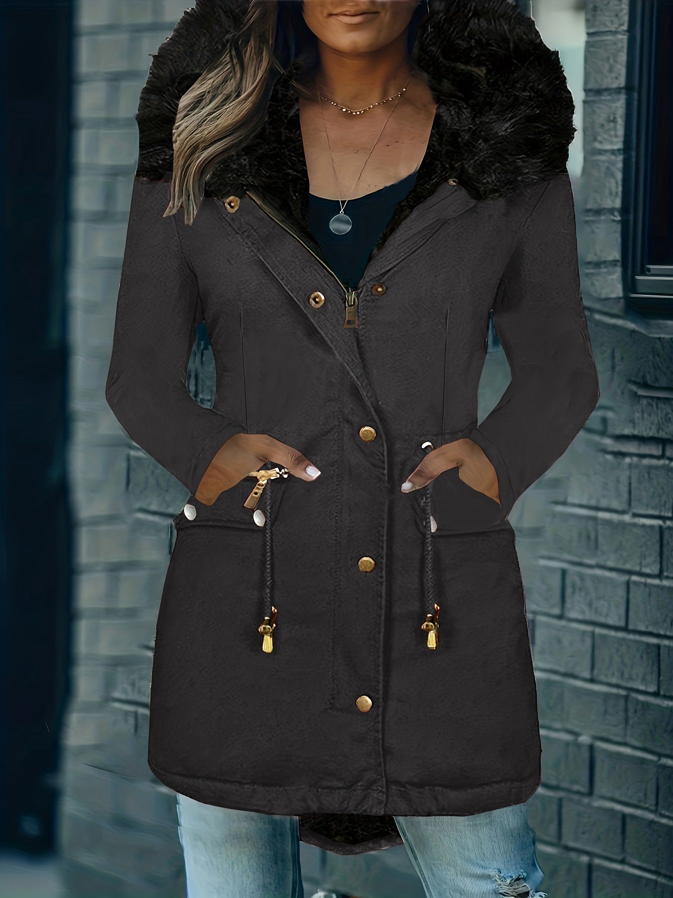 Parka à Capuche avec Finition Douce pour Femmes | Idéale pour l’Automne et l’Hiver
