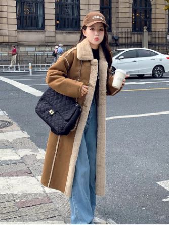 Manteau Long avec Revers Et Grandes Poches pour Femmes | Idéal pour La Saison Hivernale