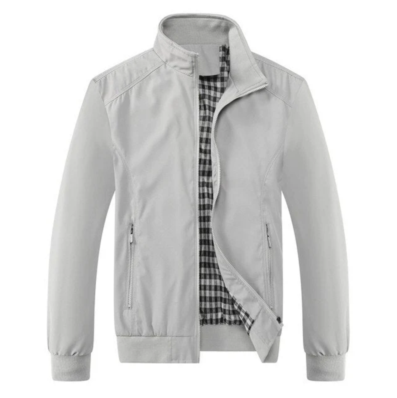 Veste Bomber Slim Fit avec Détails Classiques pour Hommes | Idéale pour le Printemps et l’Automne