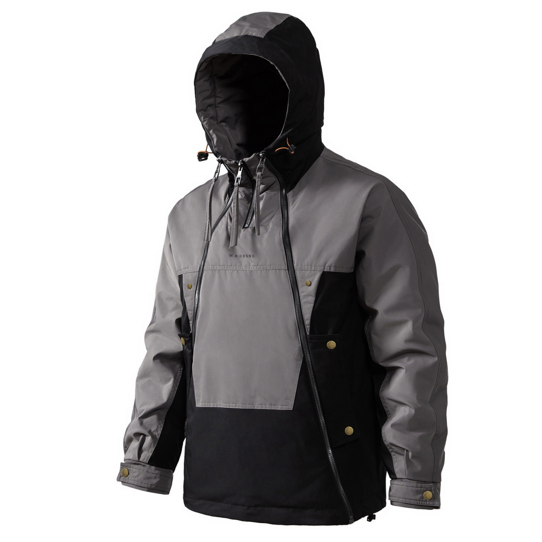 Veste D’Hiver Zippée avec Capuche Amovible pour Homme | Idéale pour Saison Froide
