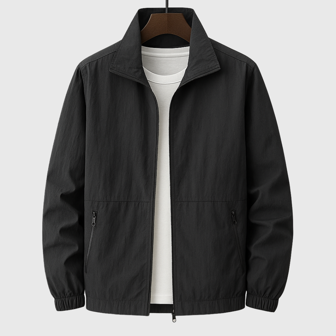 Veste Légère avec Col Montant pour Homme | Idéal pour La Mi-Saison