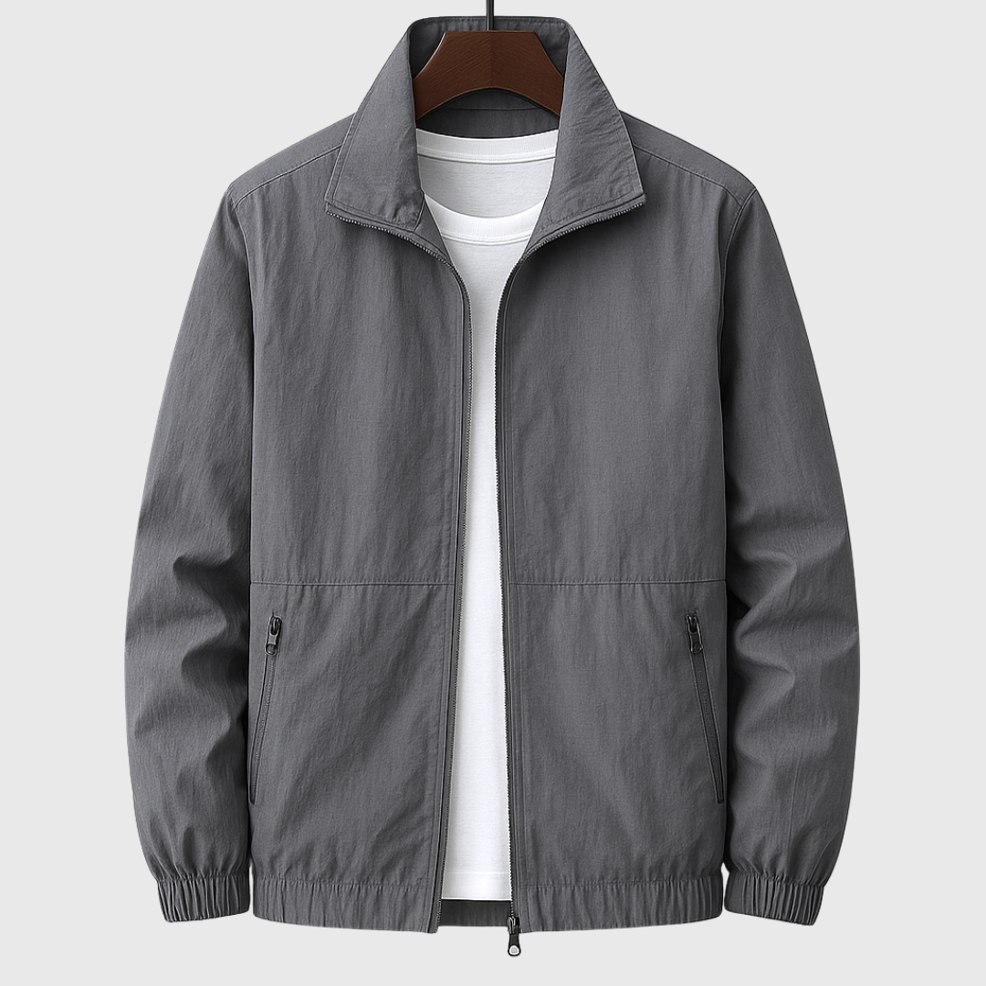 Veste Légère avec Col Montant pour Homme | Idéal pour La Mi-Saison