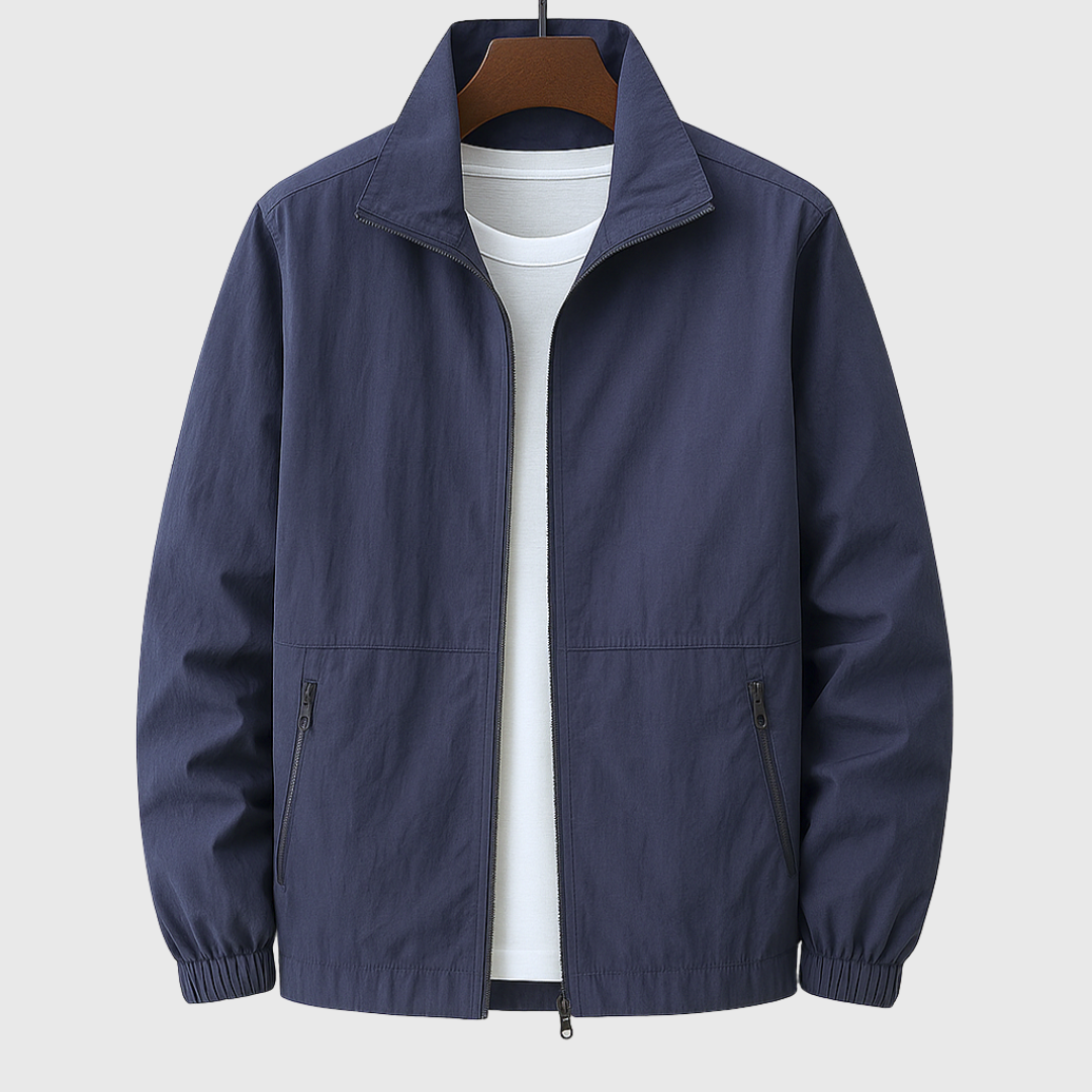 Veste Légère avec Col Montant pour Homme | Idéal pour La Mi-Saison