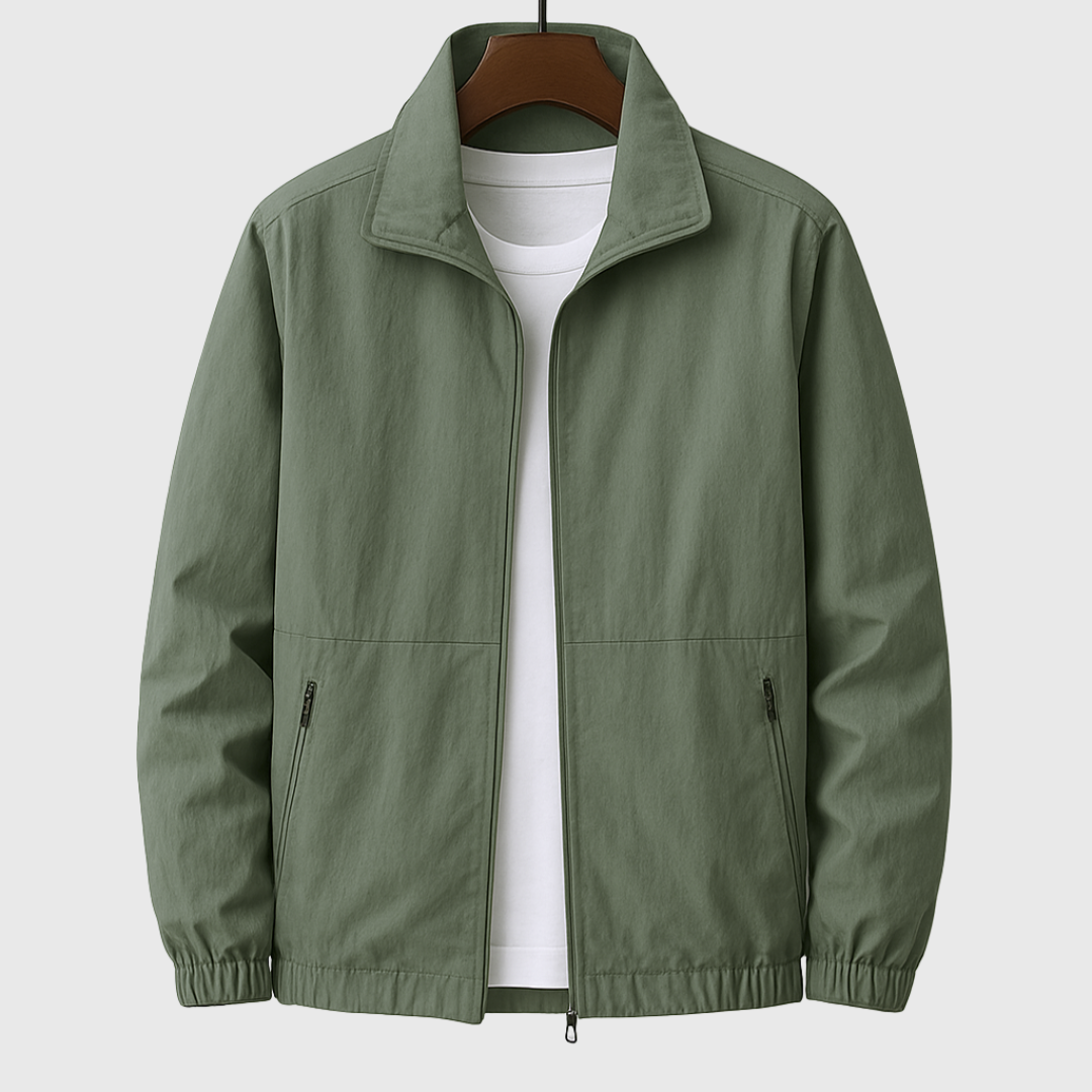 Veste Légère avec Col Montant pour Homme | Idéal pour La Mi-Saison