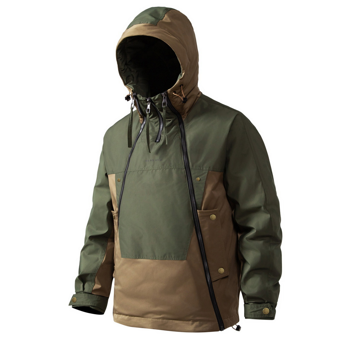 Veste D’Hiver Zippée avec Capuche Amovible pour Homme | Idéale pour Saison Froide