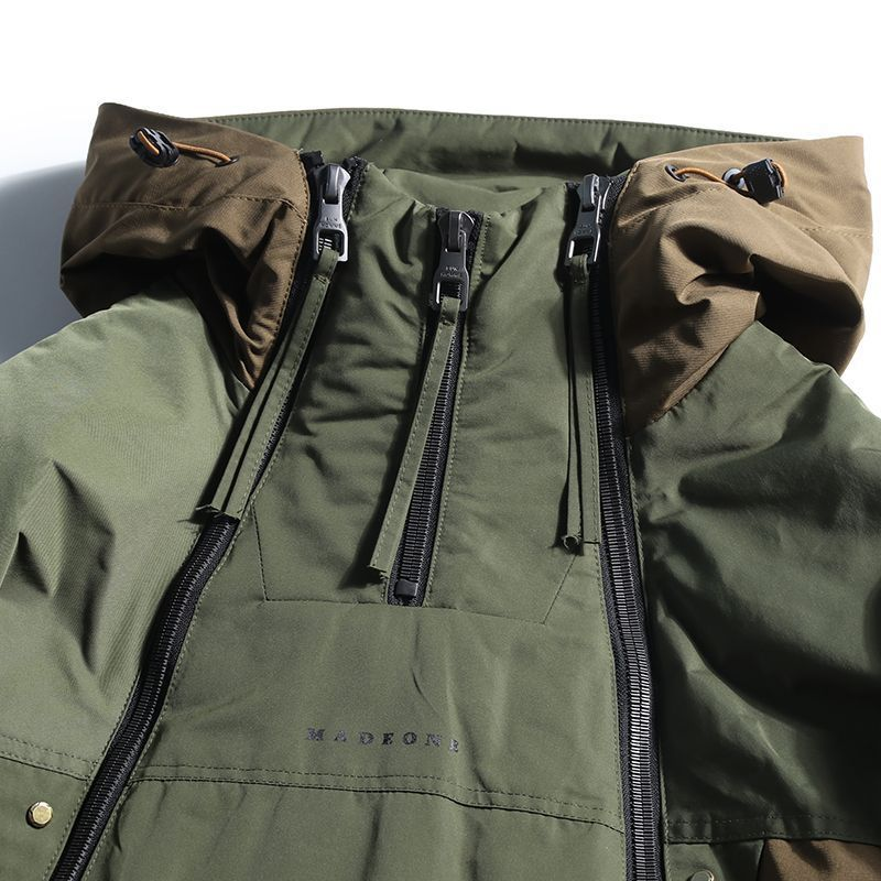 Veste D’Hiver Zippée avec Capuche Amovible pour Homme | Idéale pour Saison Froide