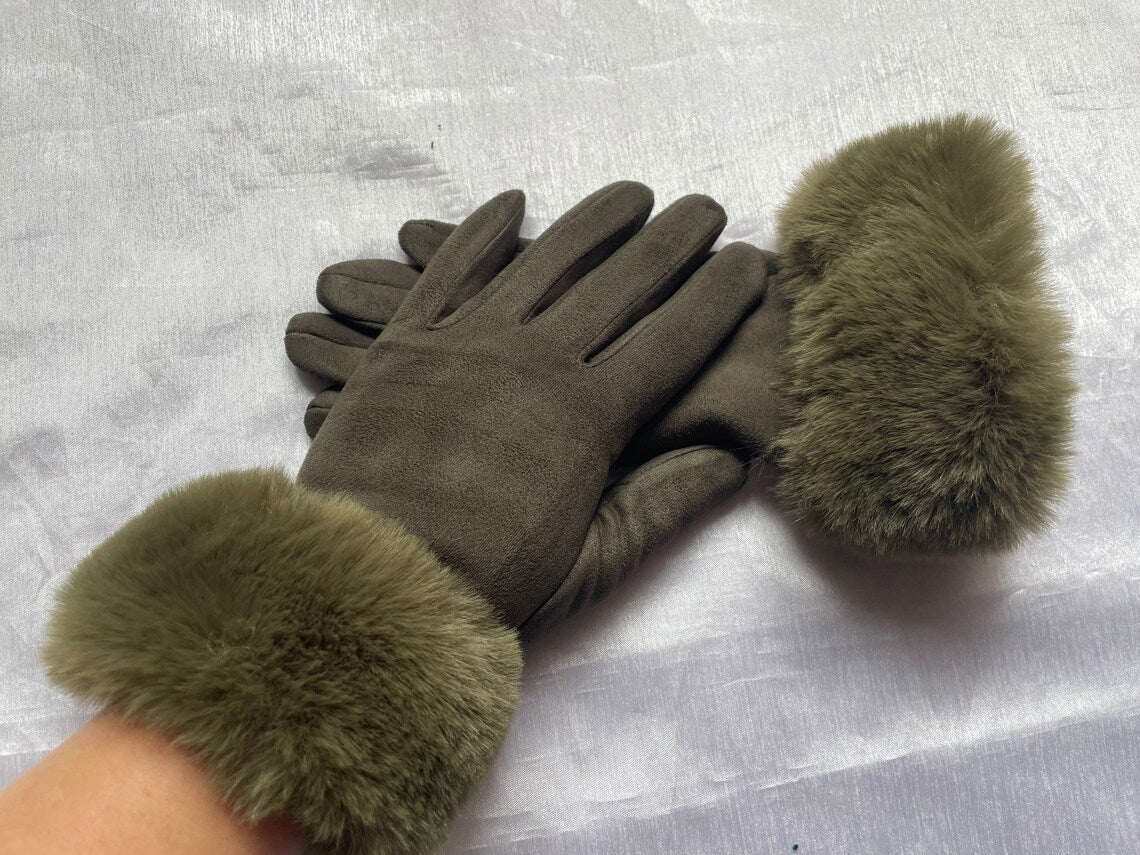 Gants à Poignet Doux avec Finition Texturée pour Femmes | Idéaux pour les Journées Froides