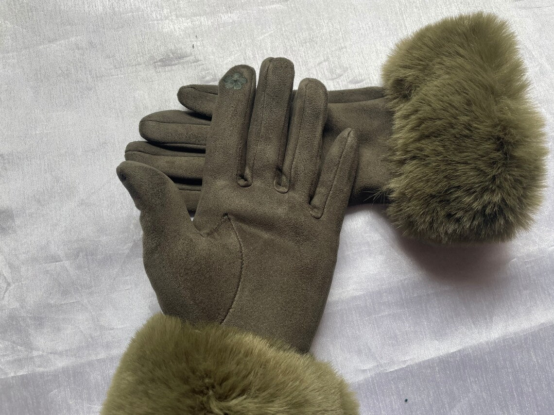 Gants à Poignet Doux avec Finition Texturée pour Femmes | Idéaux pour les Journées Froides