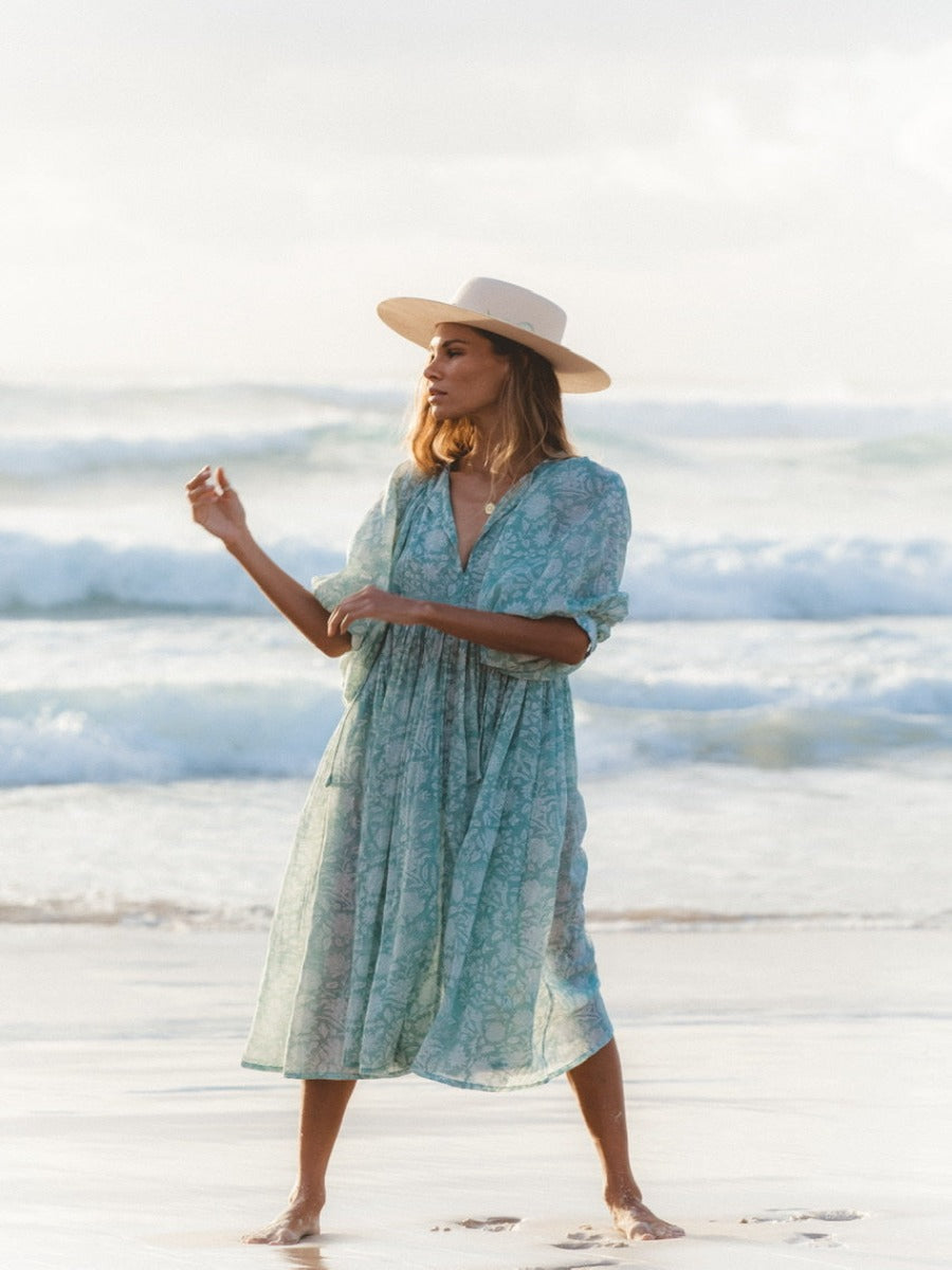 Robe Longue à Coupe Fluide pour Femme | Idéale pour Été et Sorties Décontractées