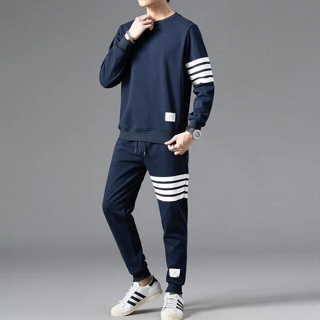 Ensemble Homme Avec Pull Manches Longues Et Pantalon Jogging | Idéal Pour Les Loisirs Et Les Sorties Décontractées