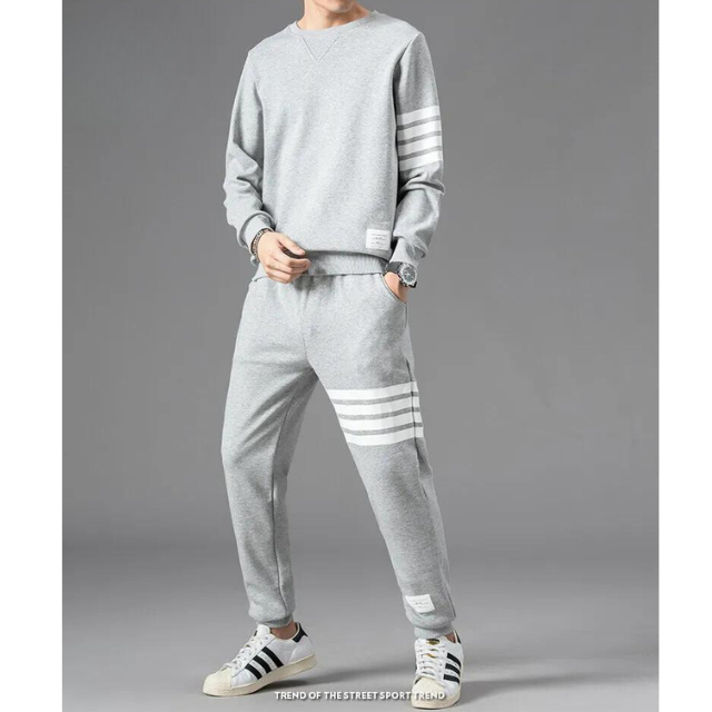 Ensemble Homme Avec Pull Manches Longues Et Pantalon Jogging | Idéal Pour Les Loisirs Et Les Sorties Décontractées