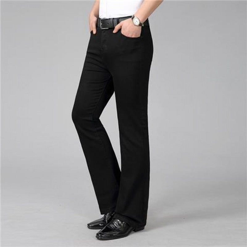 Jean À Jambe Légèrement Évasée avec Coupe Regular pour Homme | Idéal pour Un Usage Quotidien