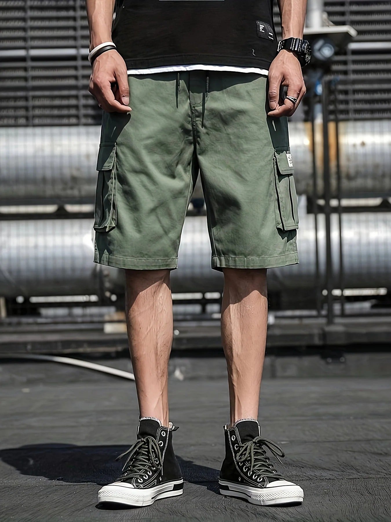 Short Cargo avec Poches Multiples pour Homme | Idéal pour l'Été