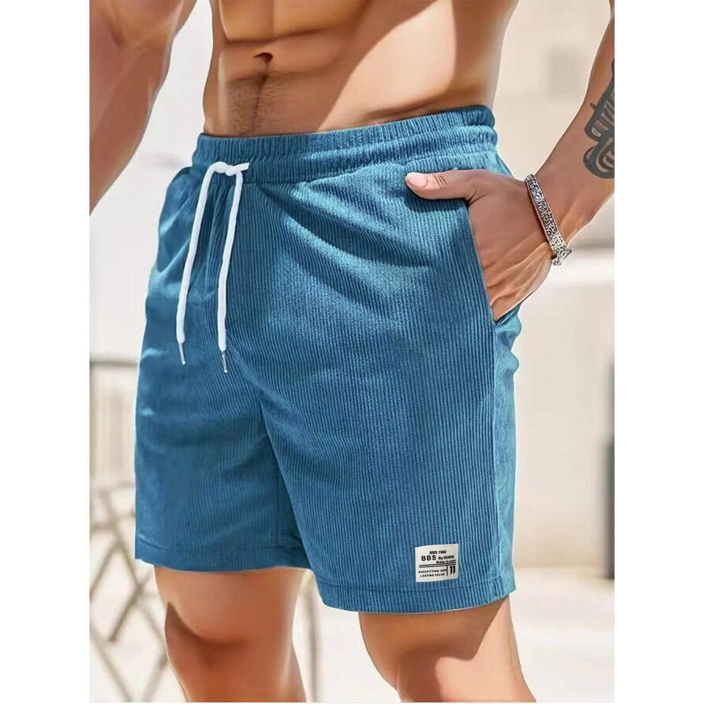 Short Décontracté avec Poches Spacieuses pour Homme | Idéal pour l'Été