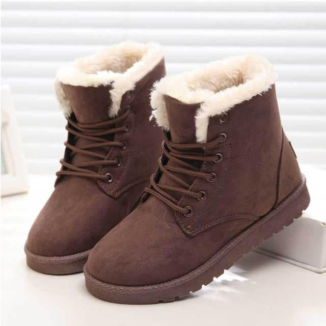 Chaussures À Lacets avec Semelles Antidérapantes pour Femmes | Idéal pour L’Hiver