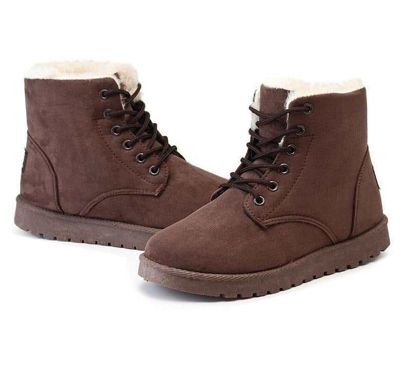 Chaussures À Lacets avec Semelles Antidérapantes pour Femmes | Idéal pour L’Hiver