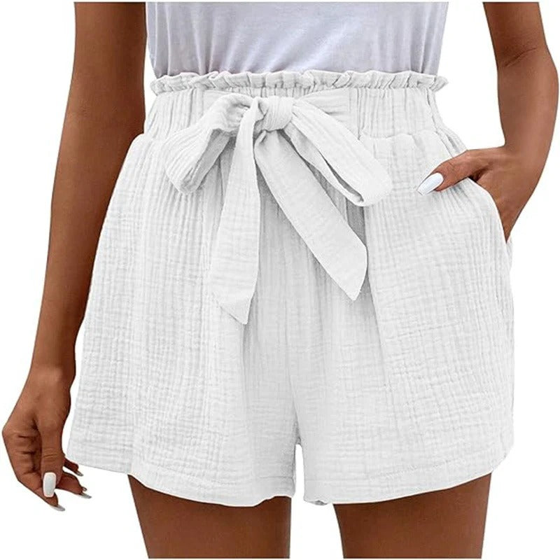 Short à Taille Haute avec Coupe Classique pour Femme | Idéal pour l'Été et les Sorties Décontractées