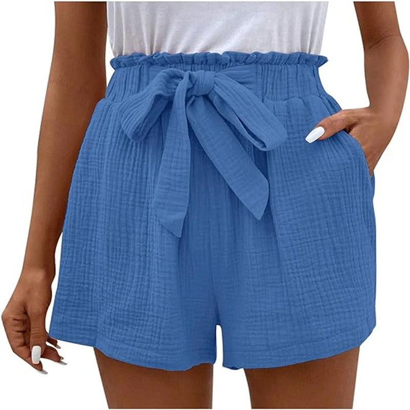 Short à Taille Haute avec Coupe Classique pour Femme | Idéal pour l'Été et les Sorties Décontractées