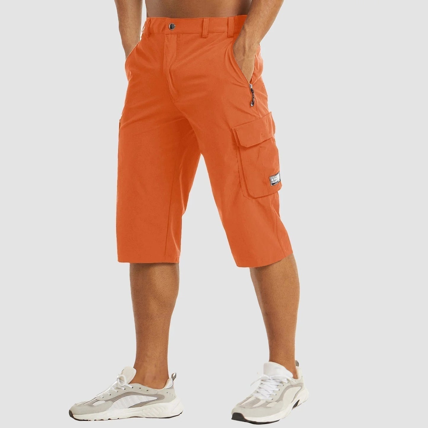 Short Cargo Léger avec Taille Élastique pour Homme | Idéal pour l'Été
