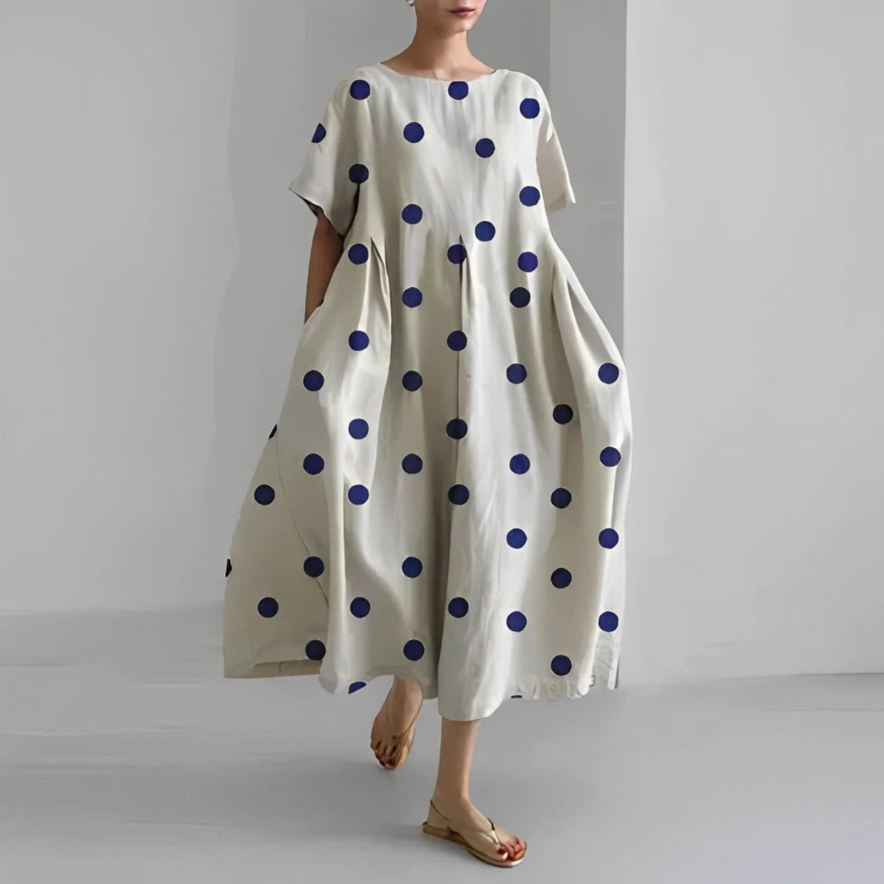 Robe Imprimée à Fleurs pour Femme avec Coupe Droite | Idéale pour l’Été