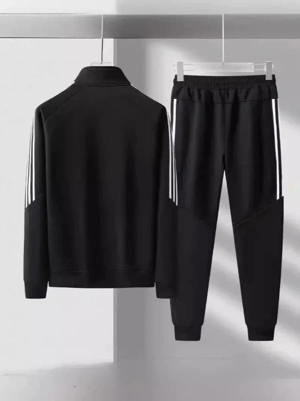 Survêtement avec Veste Col Montant Et Pantalon Fuselé pour Homme | Idéal pour Toutes Les Saisons
