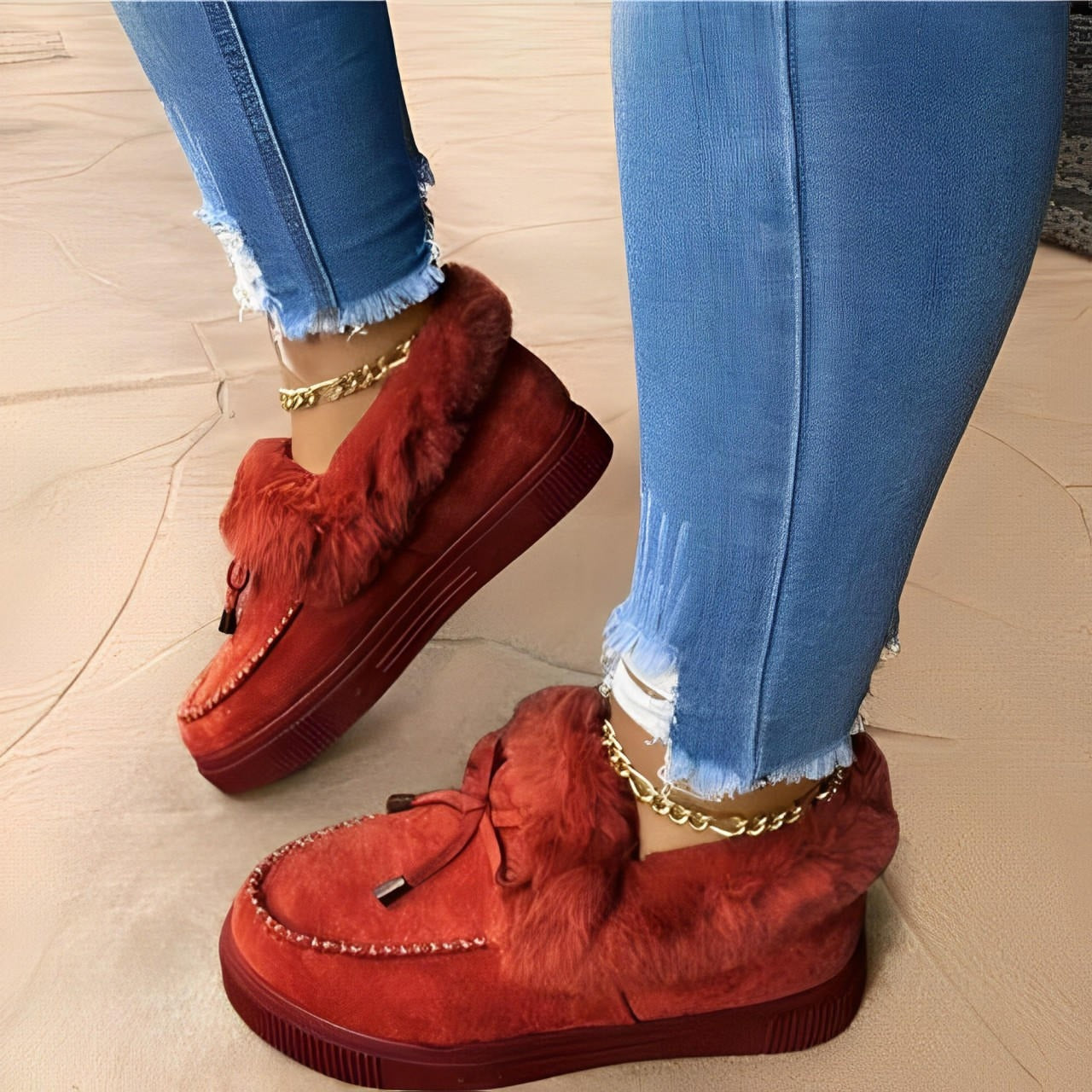 Chaussures Sans Lacets avec Semelles Antidérapantes pour Homme | Idéales pour La Saison Hivernale